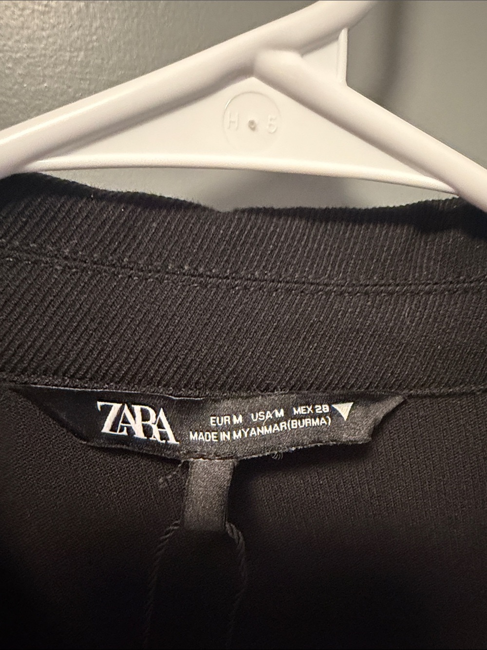 Zara Black Oversized Utility Shacket Button Front Jacket Women’s M - Picture 2 of 8